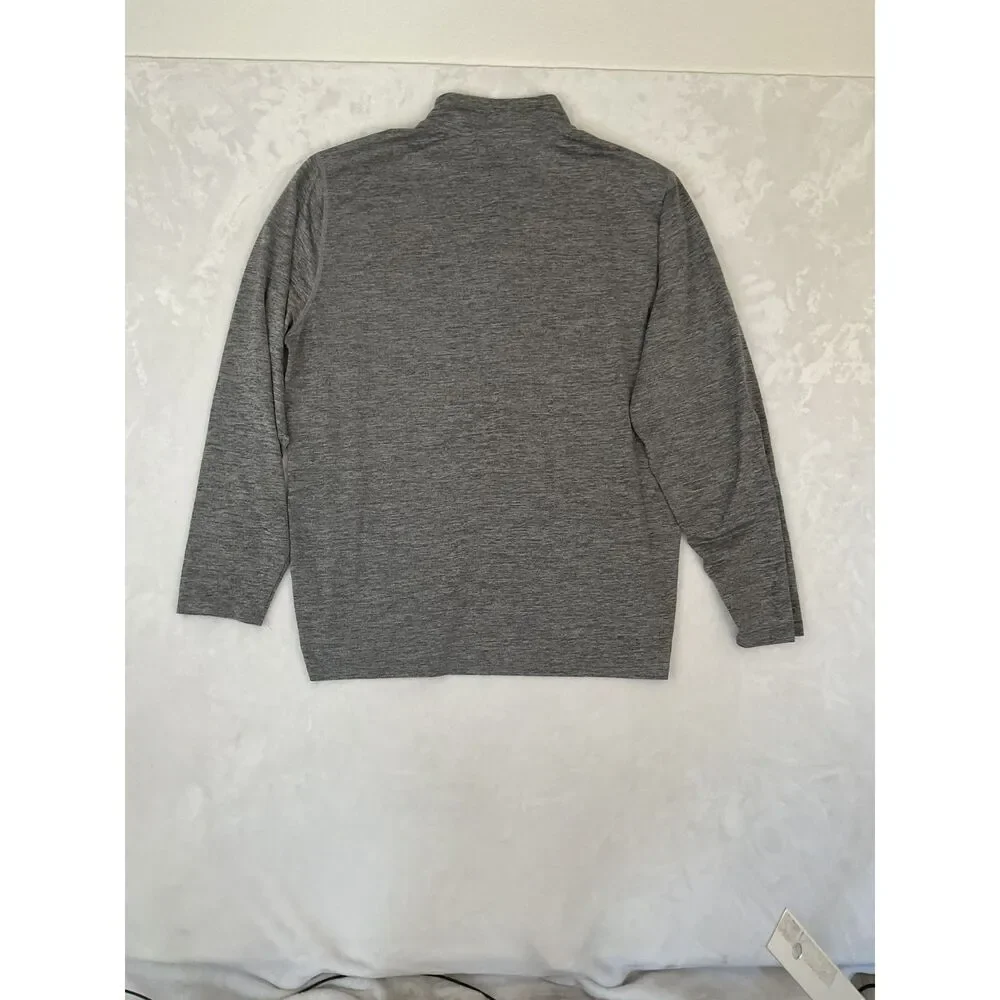 Old Navy Active Go-Dry Men's Grey Quarter Zip Pullover Size XL